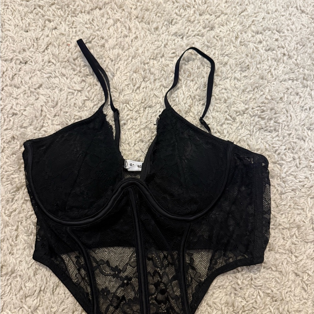 Black corset top
